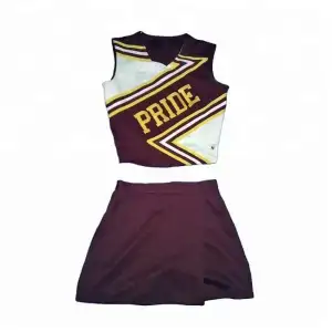 Wholesale Blank Cheerleading Uniform - Custom Girls Team Set